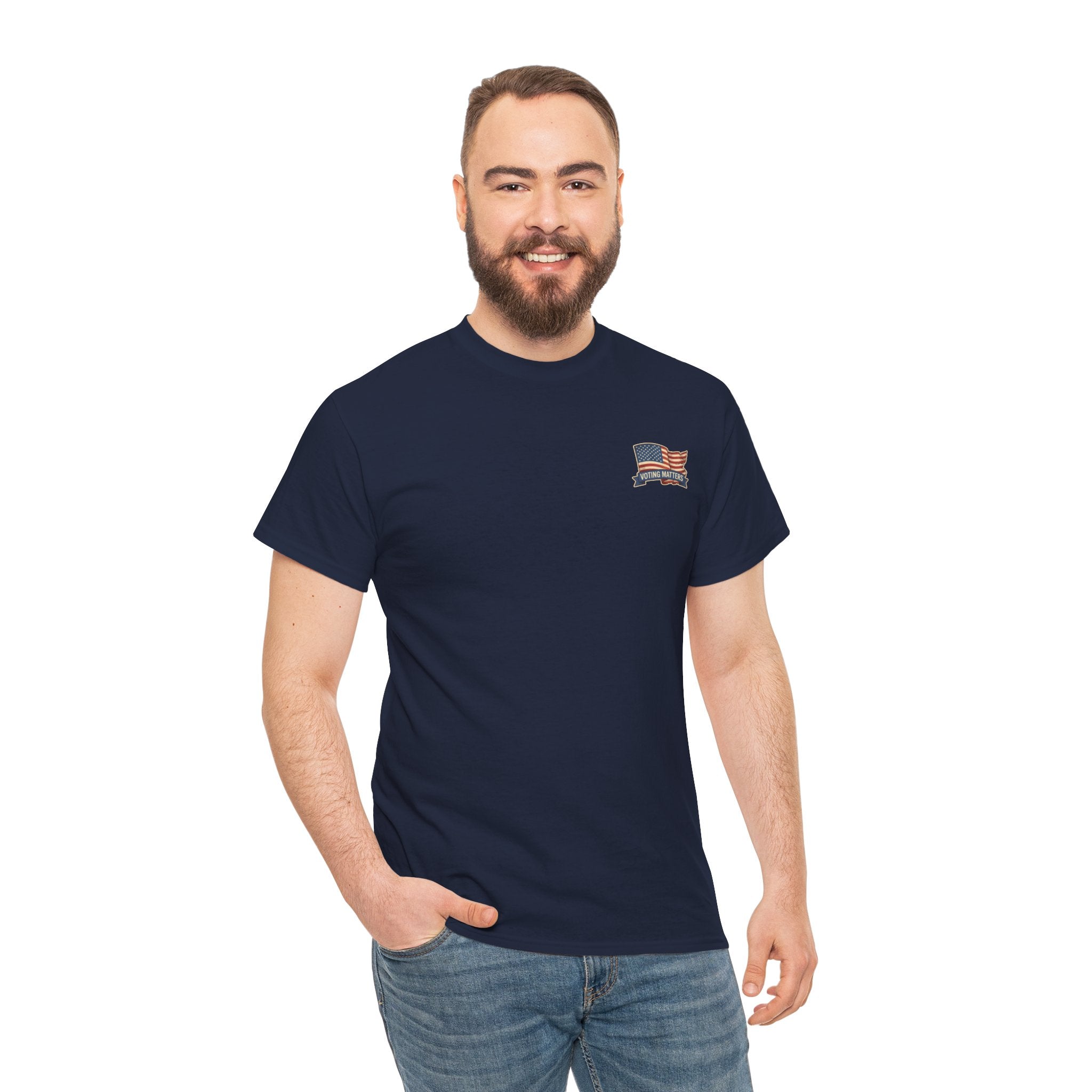 Trump Vintage Truck T-Shirt – Make America Great Again Flag Tee