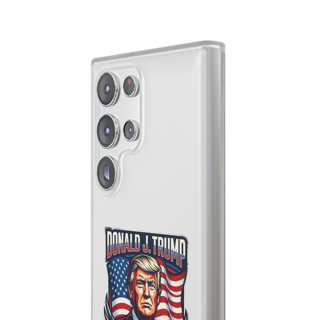 Political Phone Case — 'America First' Patriotic Shield Design