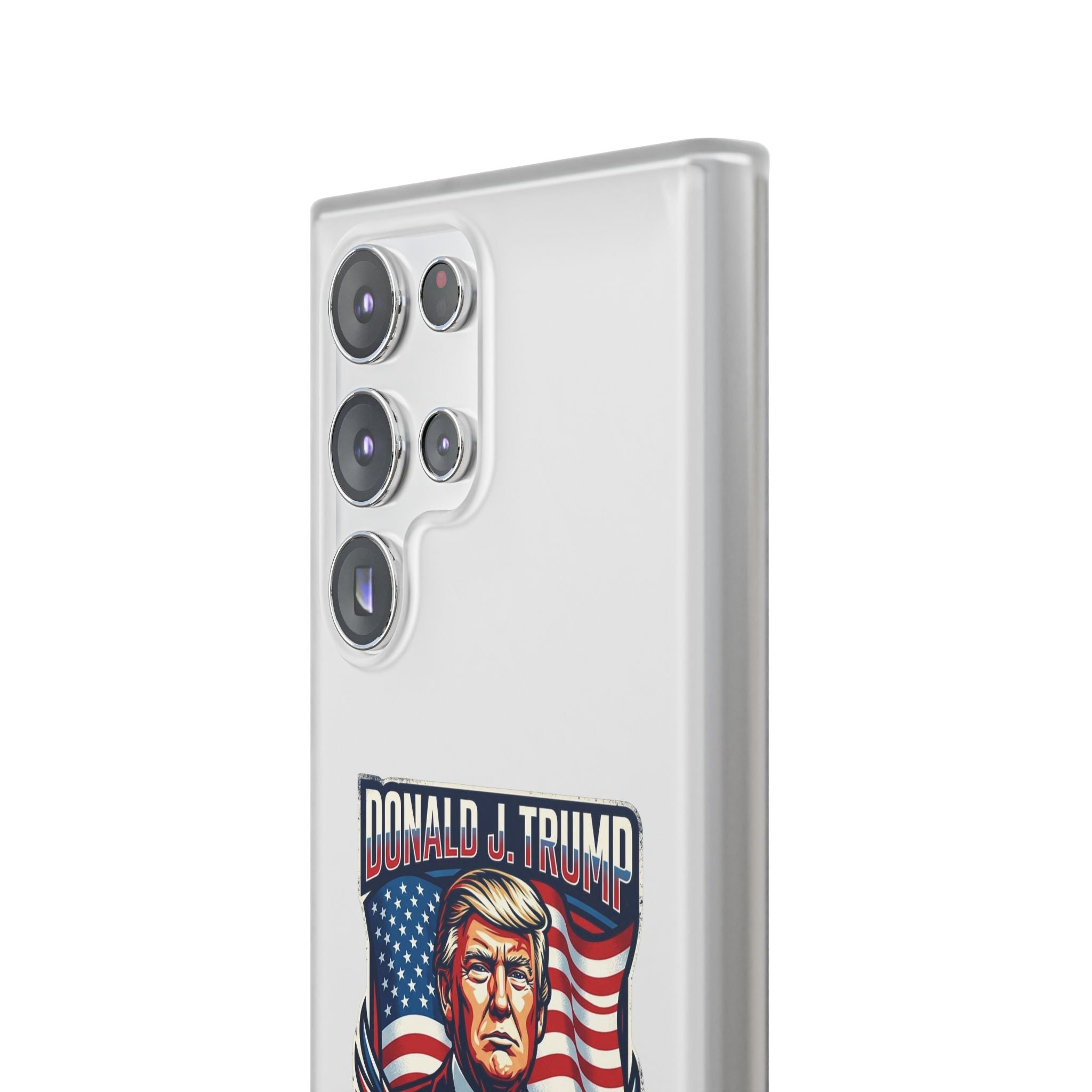 Political Phone Case — 'America First' Patriotic Shield Design