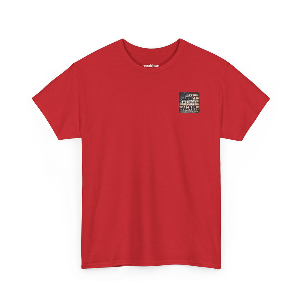Make America Great Again T‑Shirt — Vintage Flag Patriotic Tee