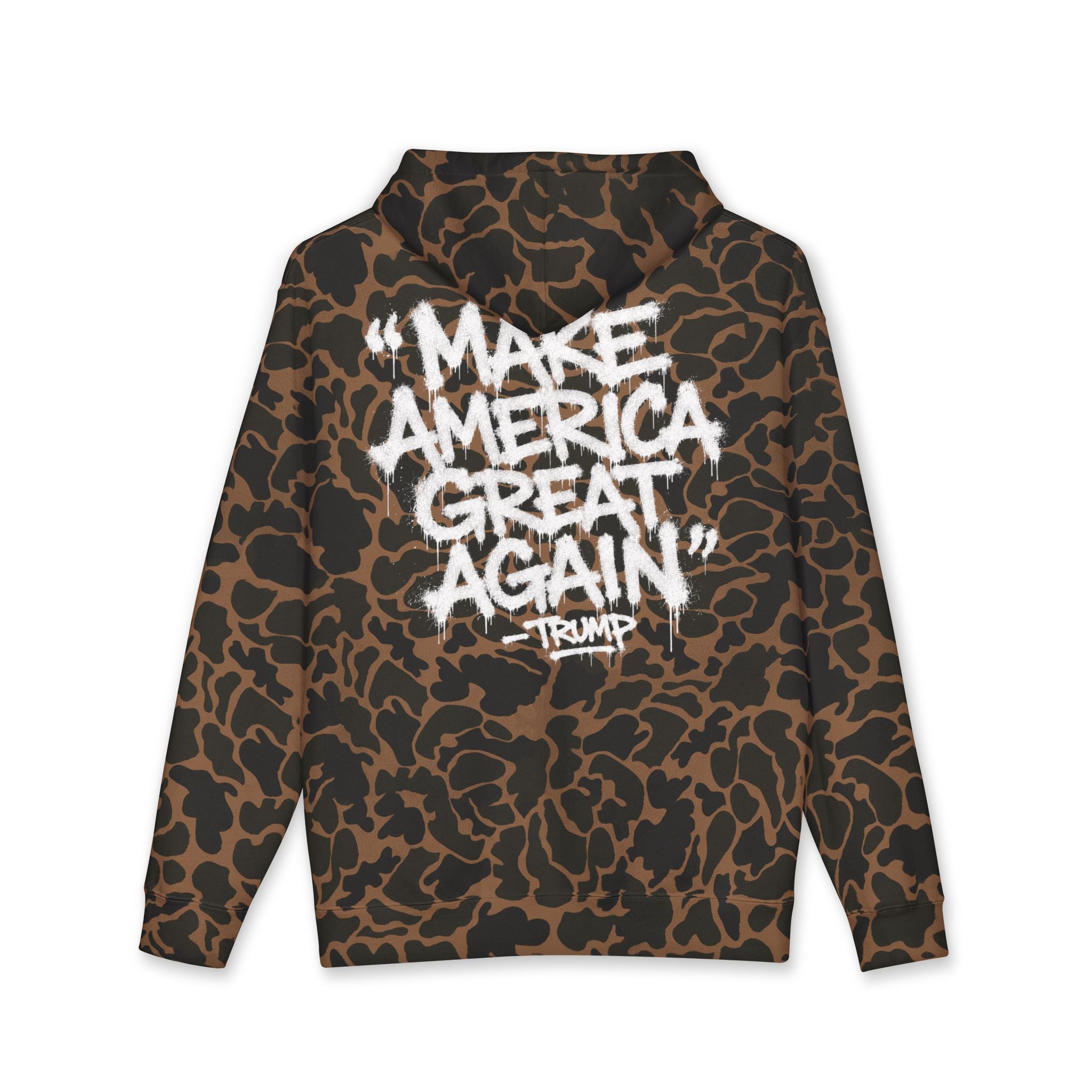 Trump Graffiti Hoodie — Urban Political Streetwear