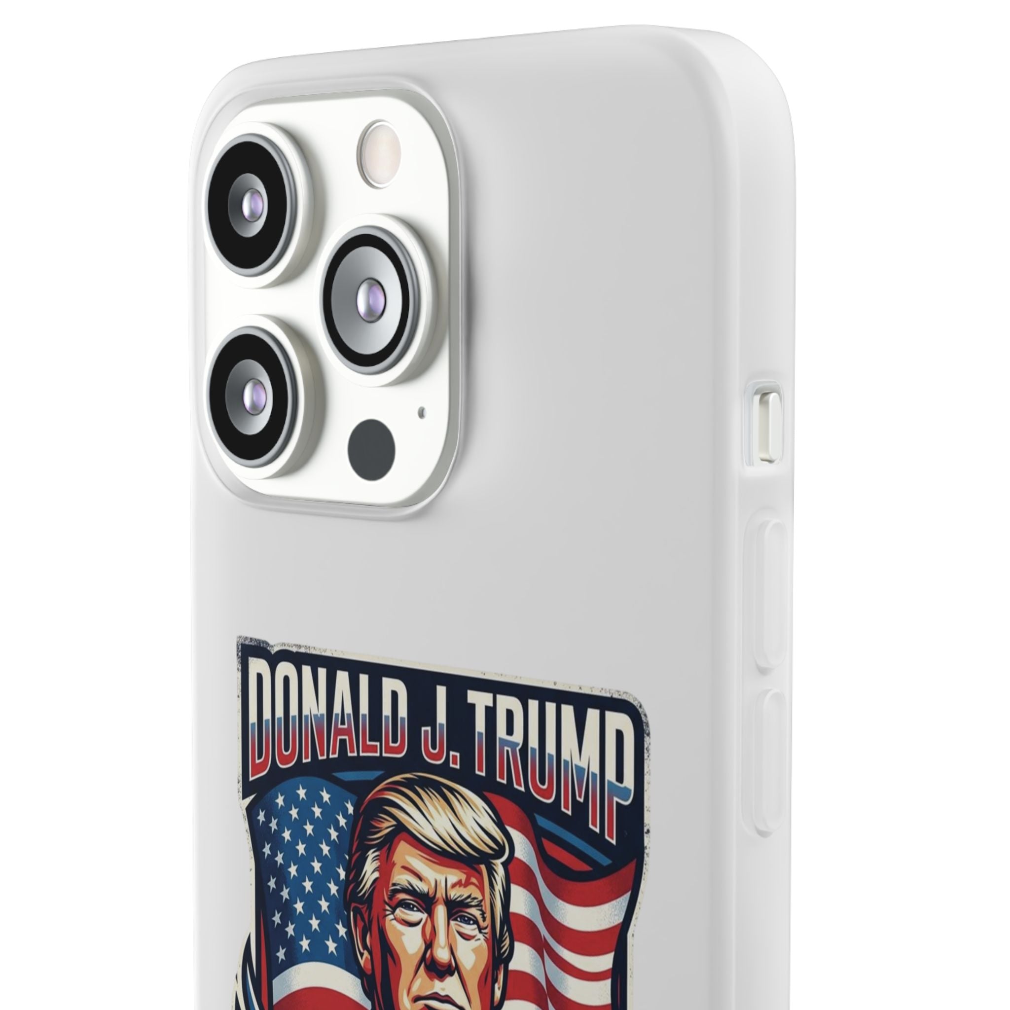 Political Phone Case — 'America First' Patriotic Shield Design
