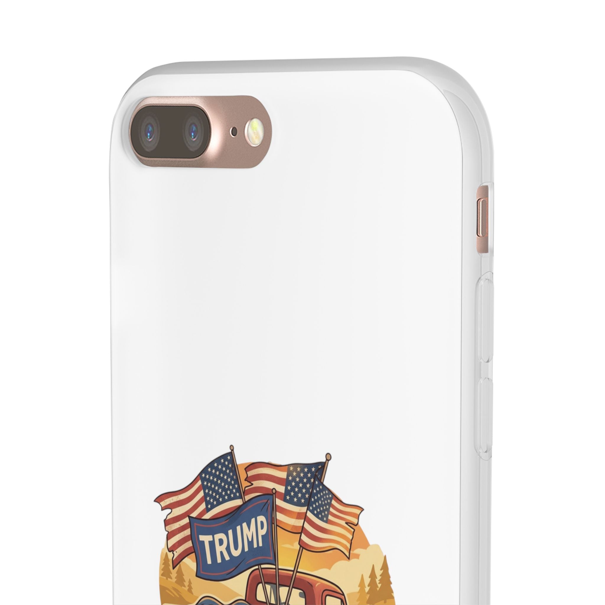 Trump Truck Phone Case — Patriotic MAGA Flag iPhone Case