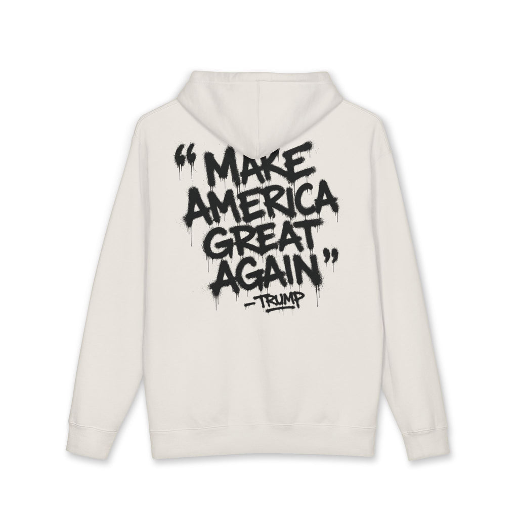 Trump Graffiti Hoodie — Urban Political Streetwear