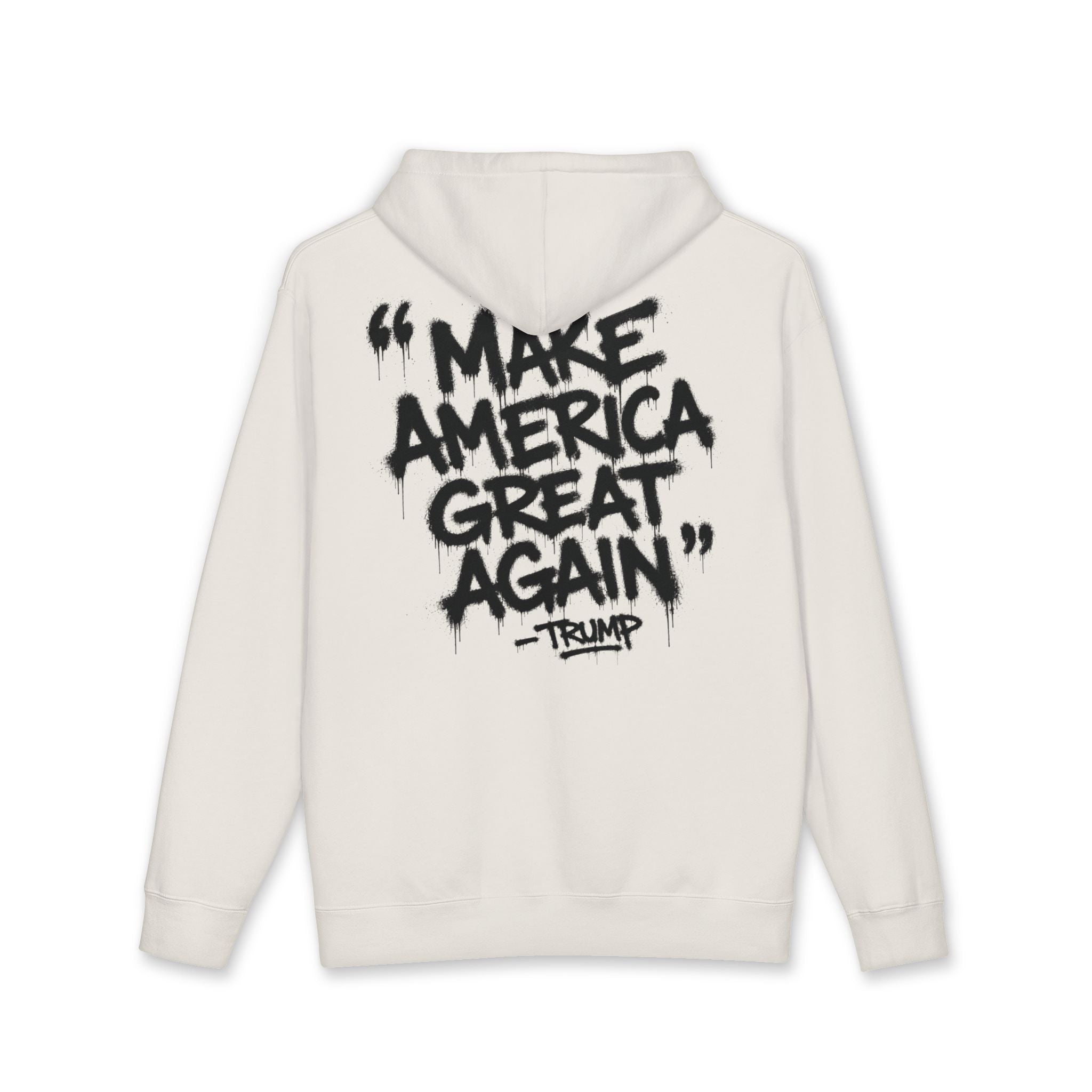 Trump Graffiti Hoodie — Urban Political Streetwear