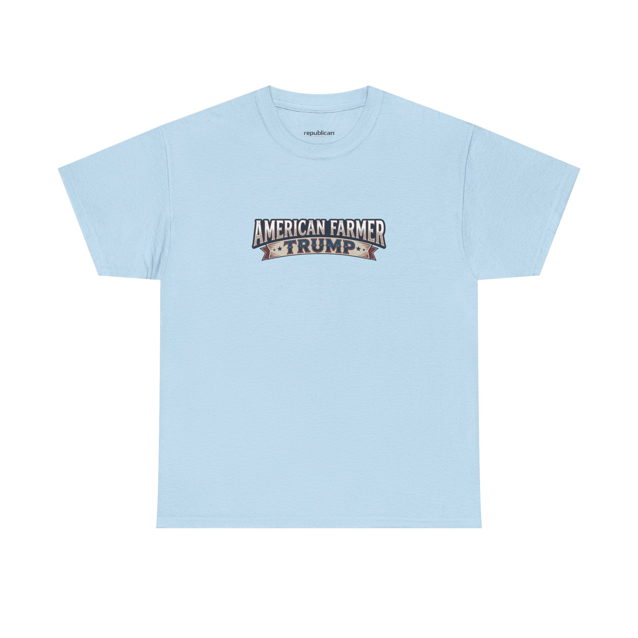 American Farmer Trump T-Shirt – Patriotic Tractor Graphic Tee