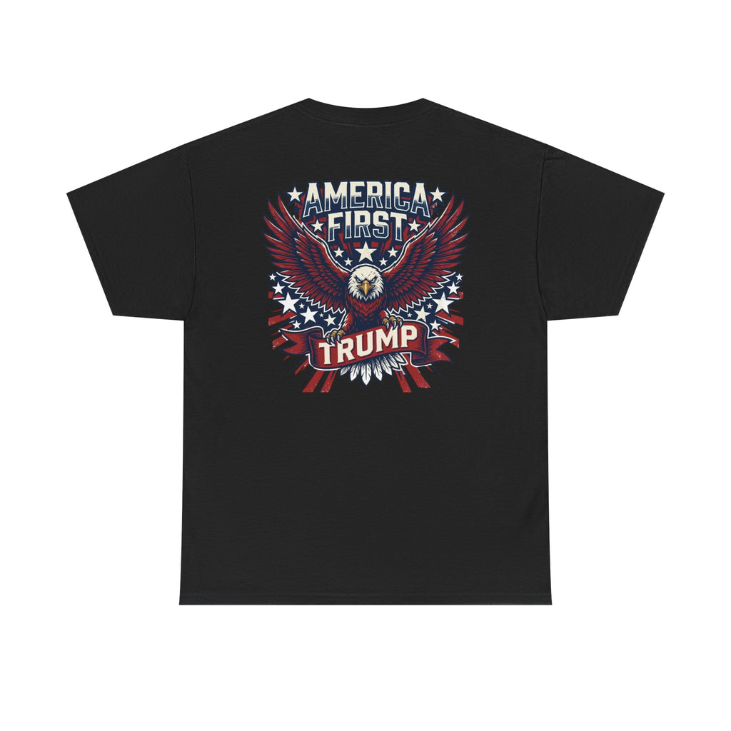 America First Eagle Tee — Patriotic Flag Graphic T-Shirt