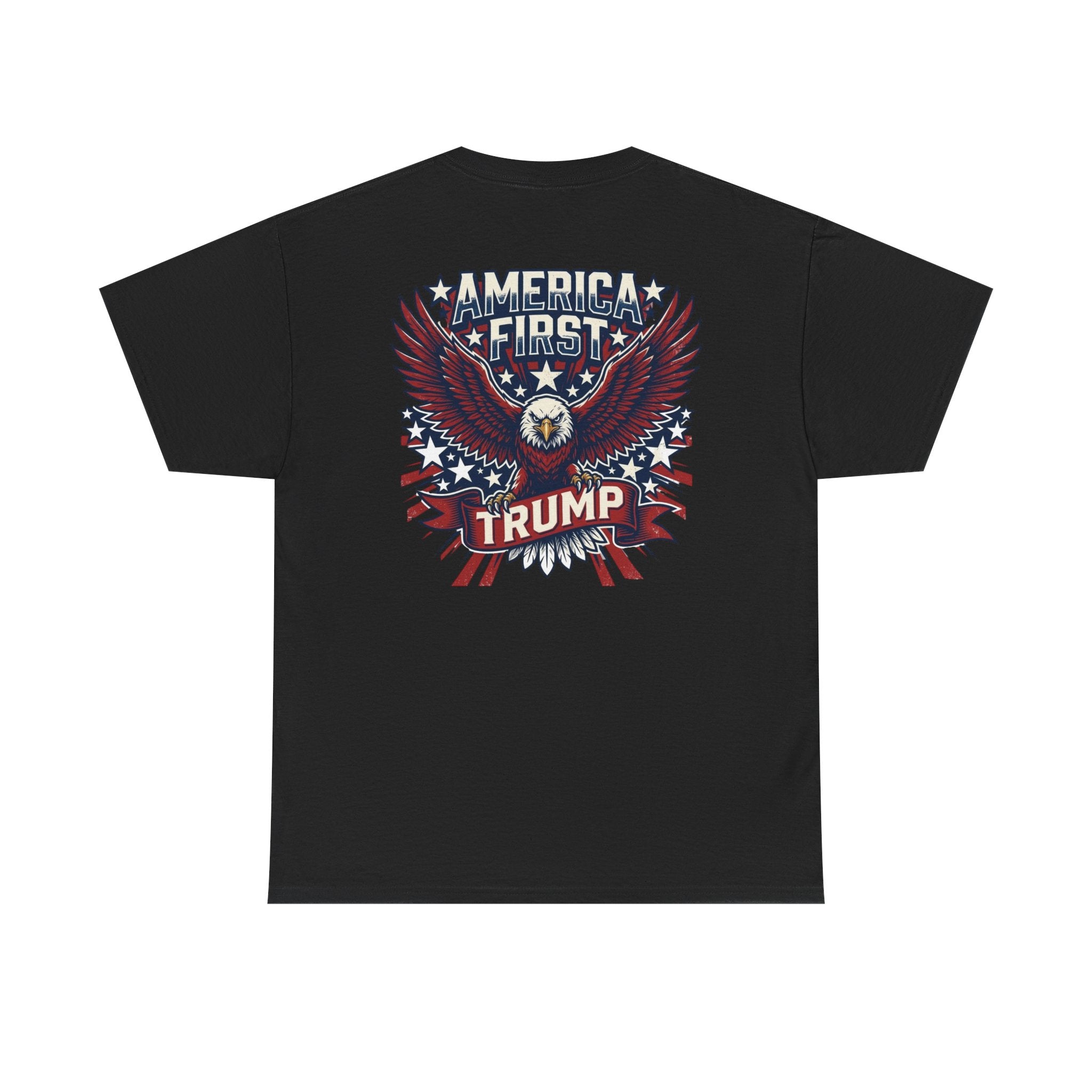 America First Eagle Tee — Patriotic Flag Graphic T-Shirt