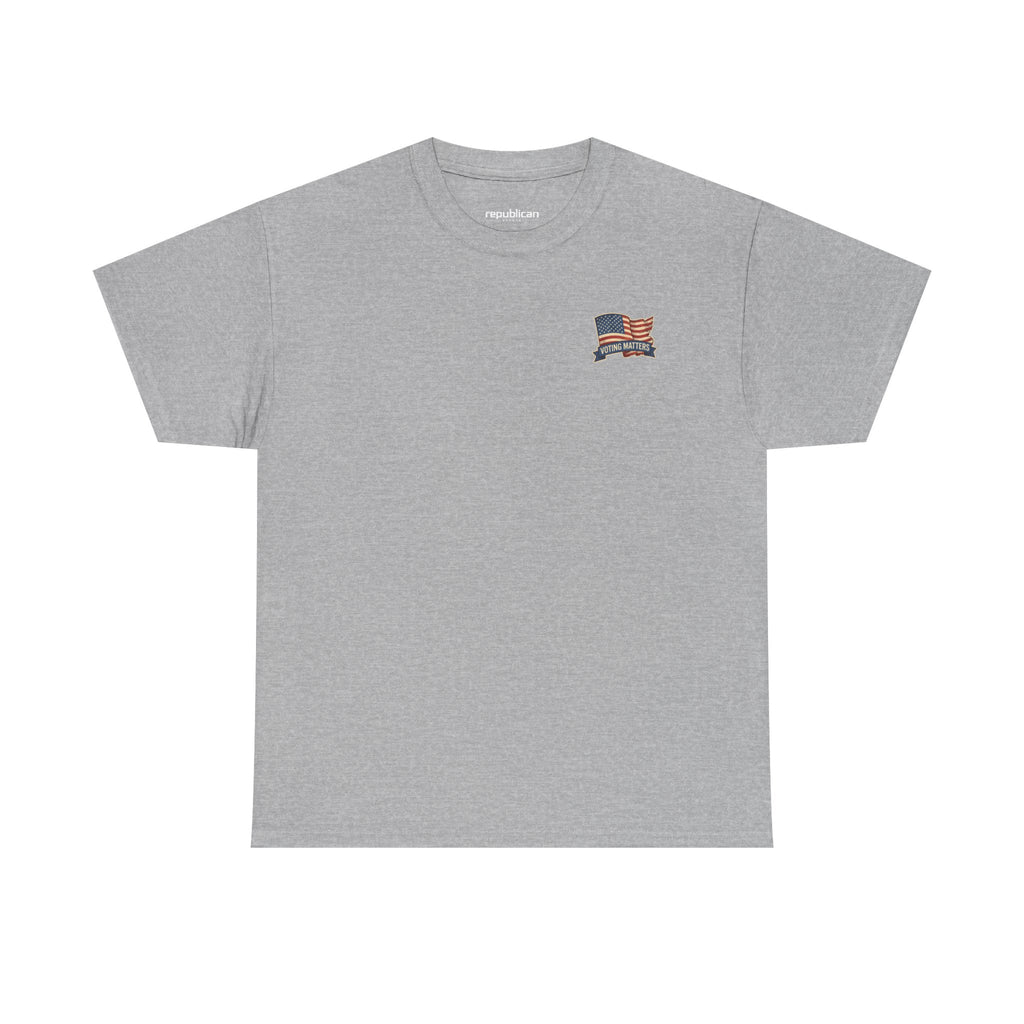 Trump Vintage Truck T-Shirt – Make America Great Again Flag Tee