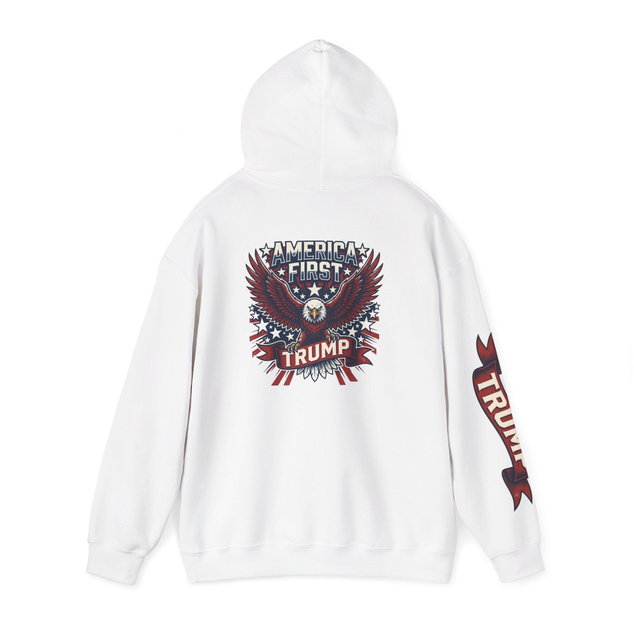 Trump Eagle Hoodie — America First Patriotic Pullover