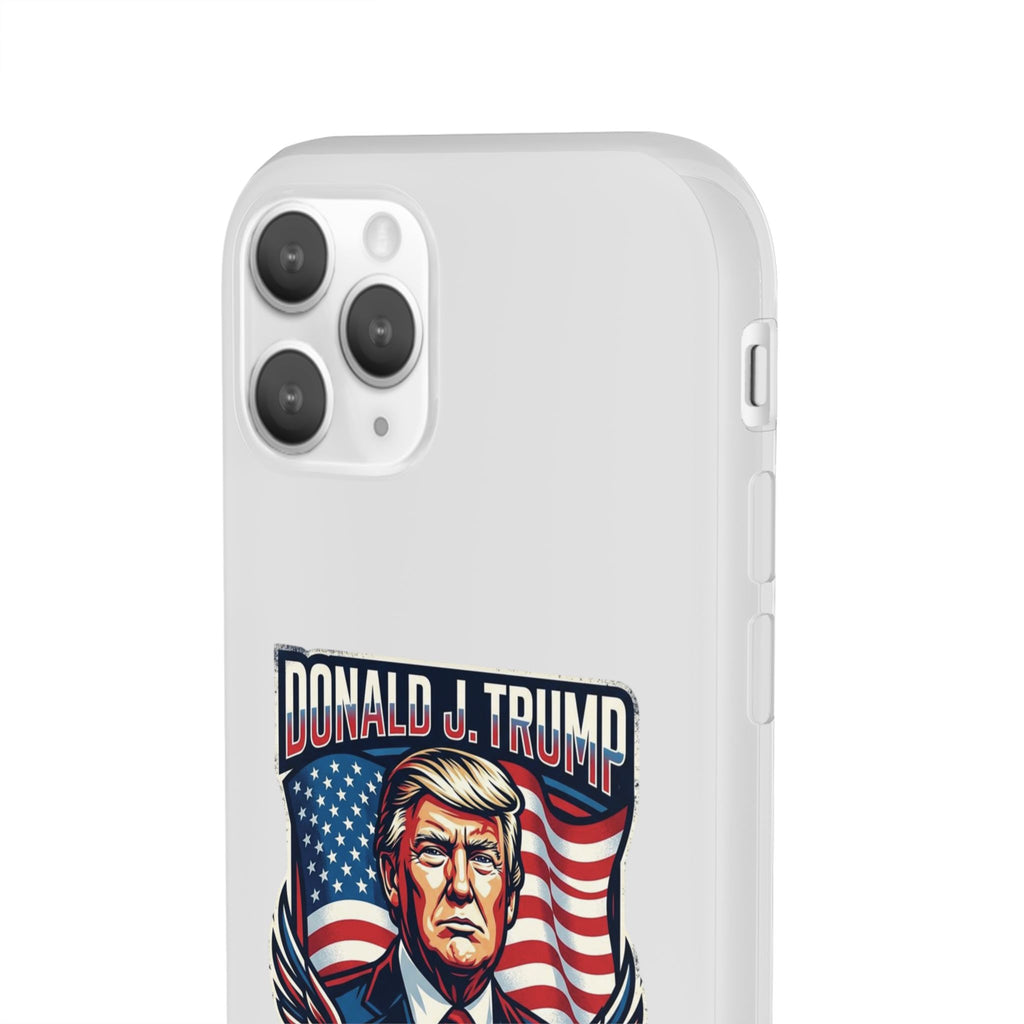 Political Phone Case — 'America First' Patriotic Shield Design