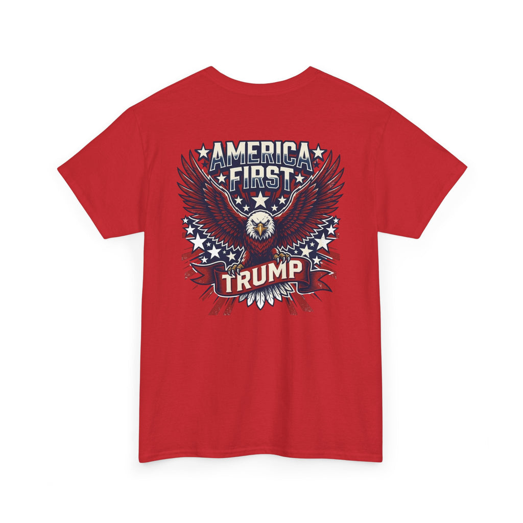 America First Eagle Tee — Patriotic Flag Graphic T-Shirt