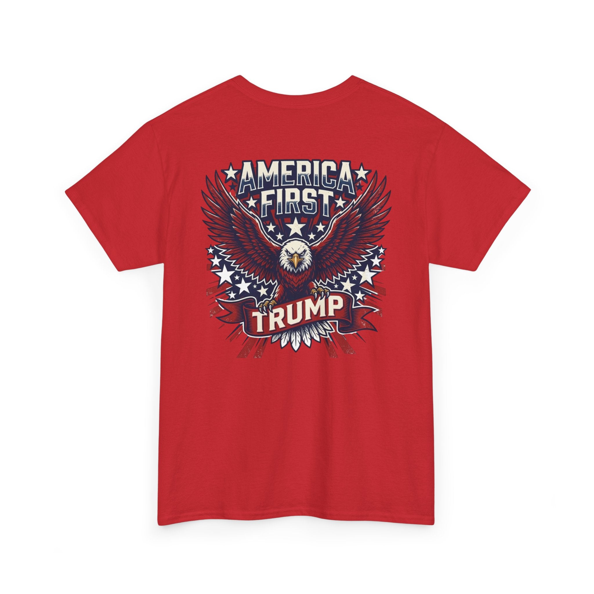 America First Eagle Tee — Patriotic Flag Graphic T-Shirt