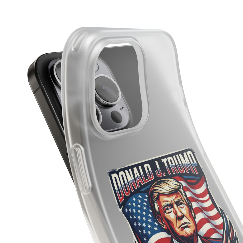 Political Phone Case — 'America First' Patriotic Shield Design