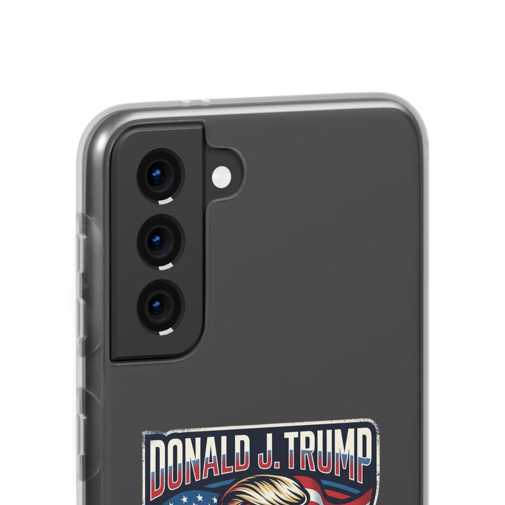 Political Phone Case — 'America First' Patriotic Shield Design