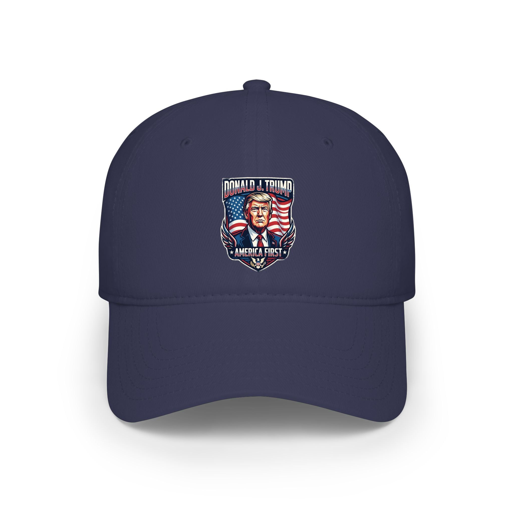 Patriotic Political Baseball Cap - "Proud & Found" Shield Design