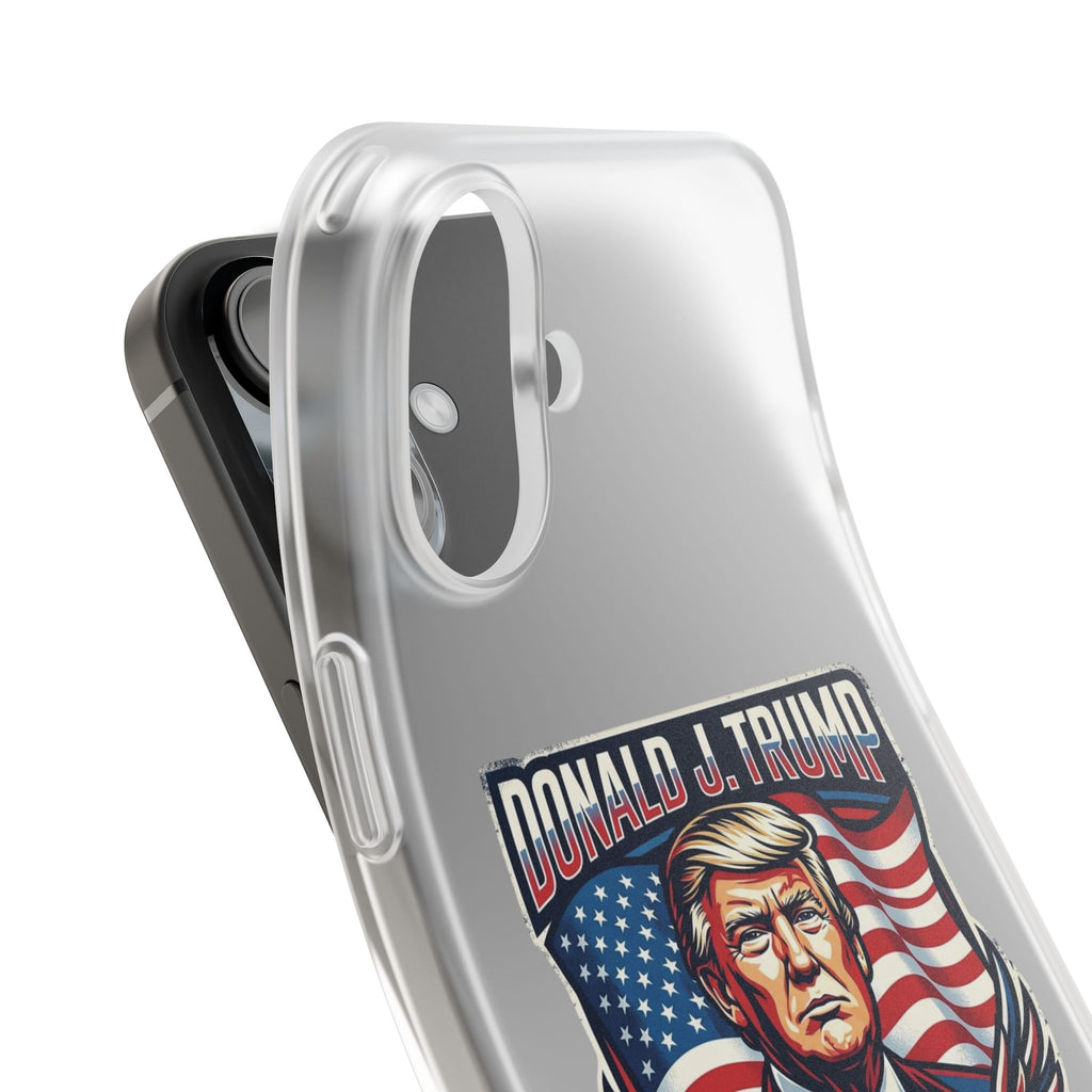 Political Phone Case — 'America First' Patriotic Shield Design