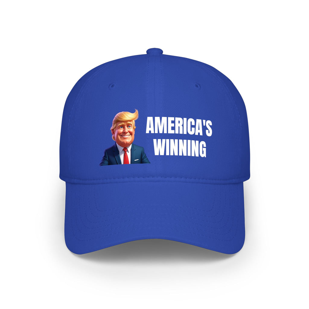 America's Winning Baseball Cap — Patriotic Trump Red Low Profile Hat