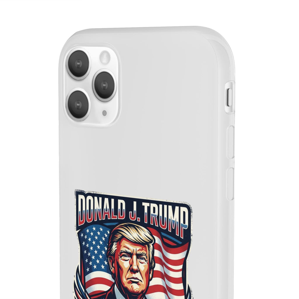 Political Phone Case — 'America First' Patriotic Shield Design