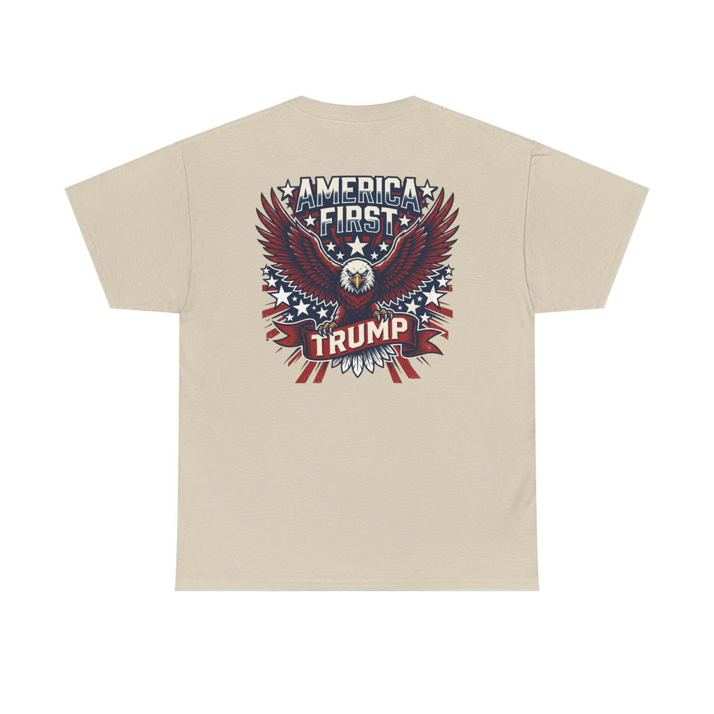 America First Eagle Tee — Patriotic Flag Graphic T-Shirt