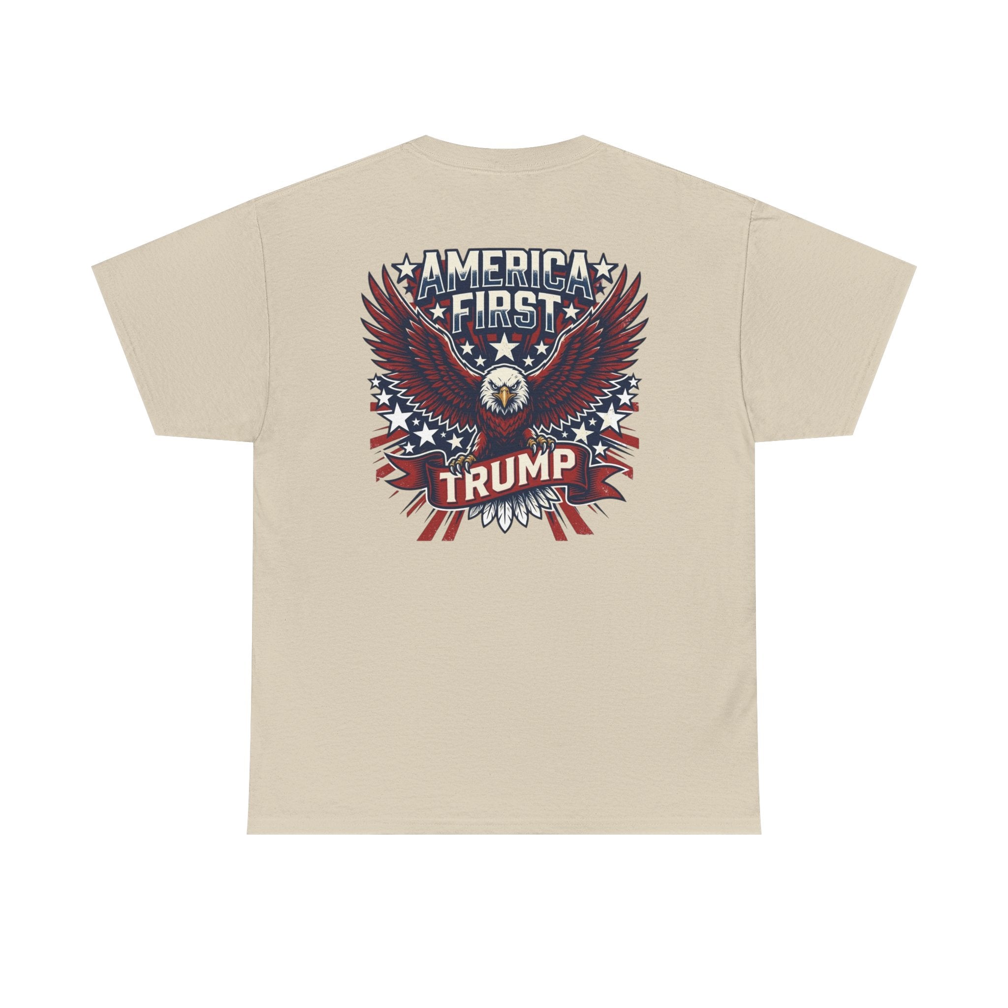 America First Eagle Tee — Patriotic Flag Graphic T-Shirt