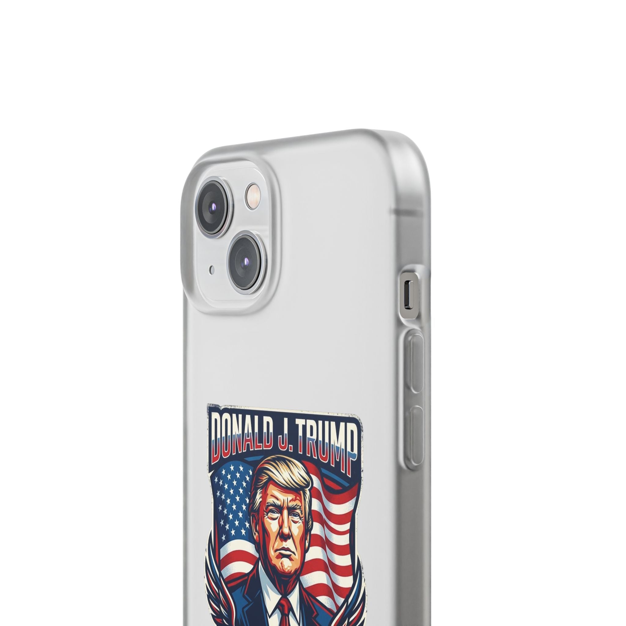 Political Phone Case — 'America First' Patriotic Shield Design