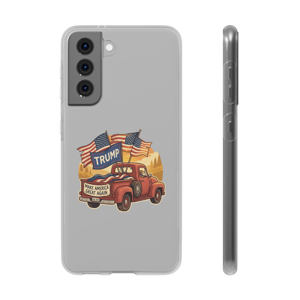 Trump Truck Phone Case — Patriotic MAGA Flag iPhone Case