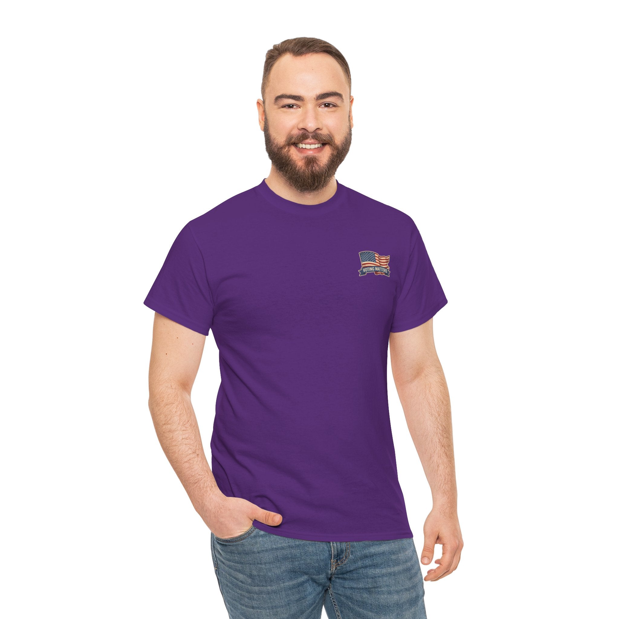 Trump Vintage Truck T-Shirt – Make America Great Again Flag Tee