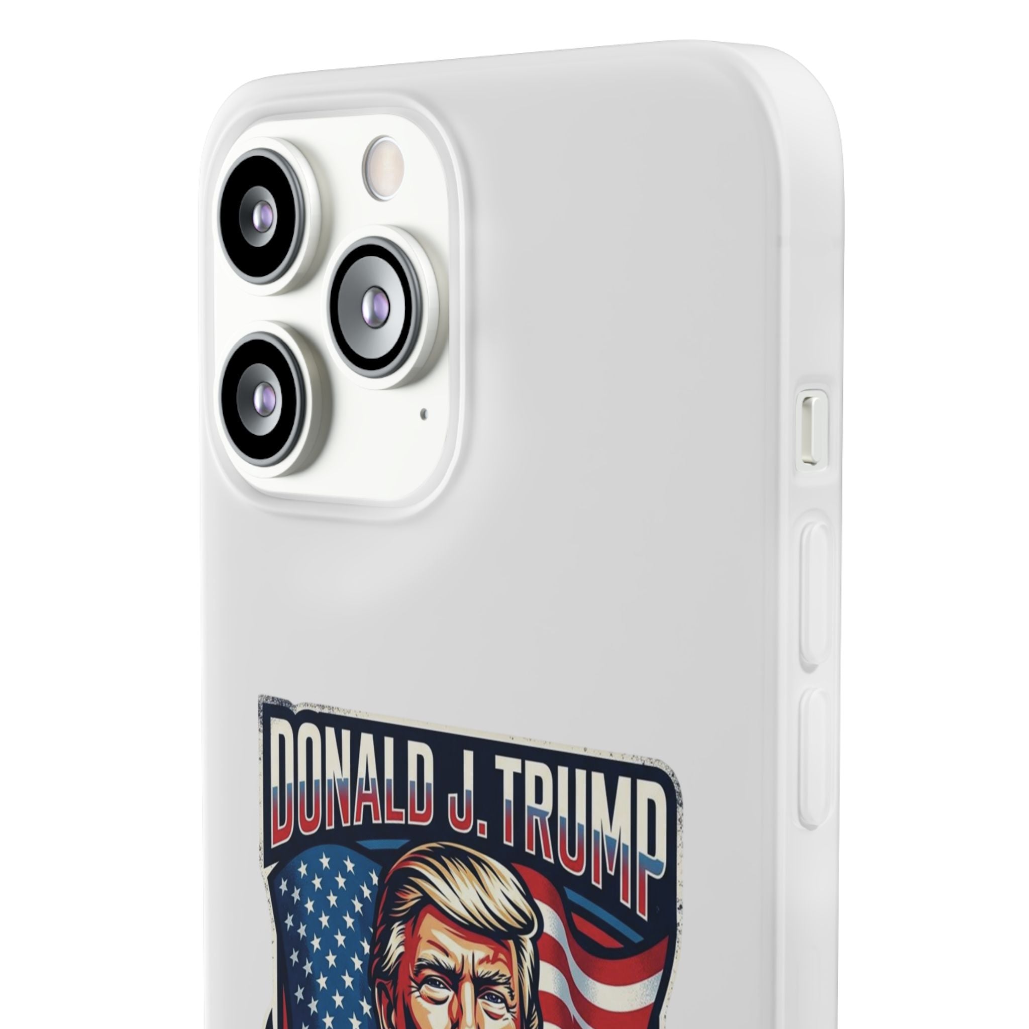 Political Phone Case — 'America First' Patriotic Shield Design