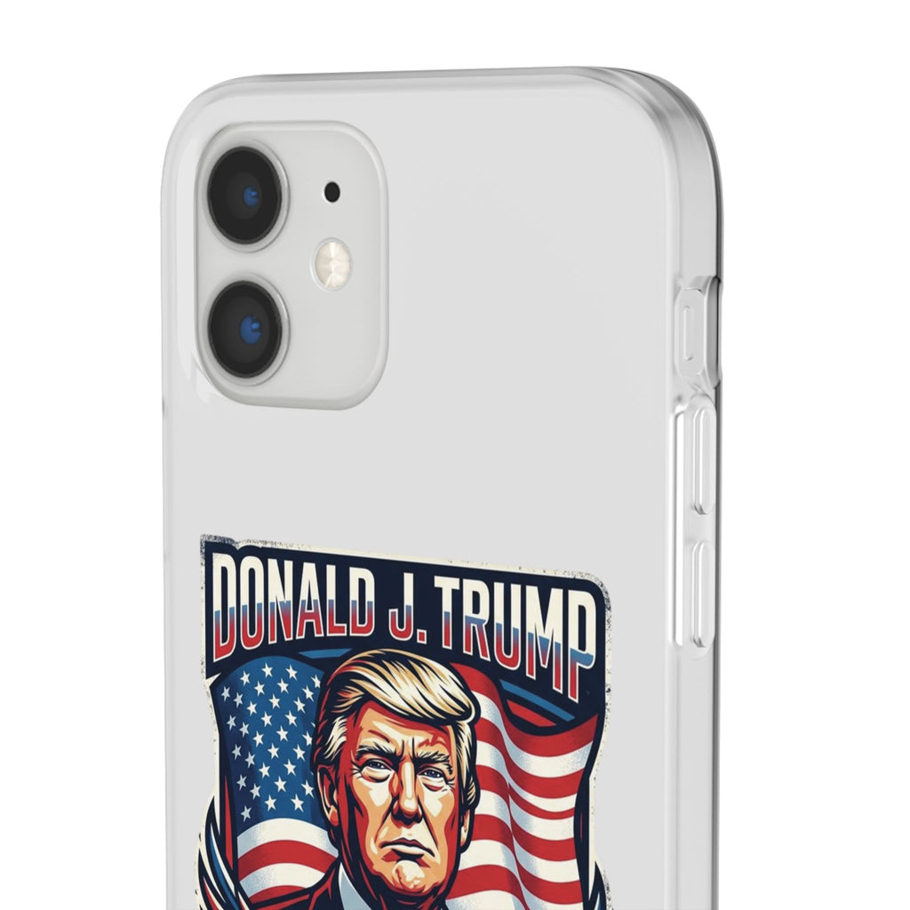 Political Phone Case — 'America First' Patriotic Shield Design