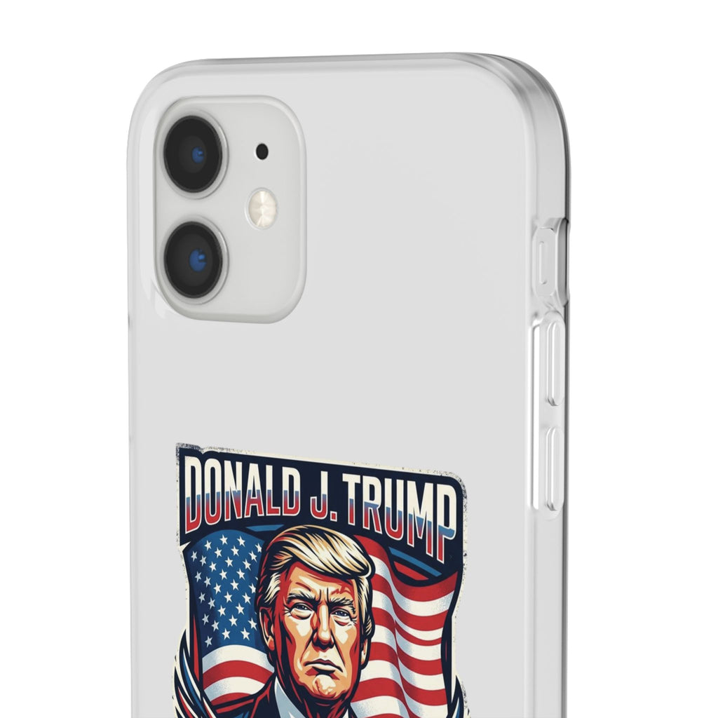 Political Phone Case — 'America First' Patriotic Shield Design