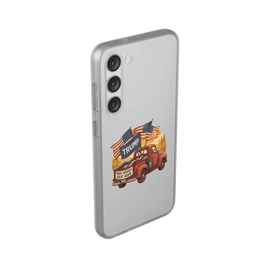 Trump Truck Phone Case — Patriotic MAGA Flag iPhone Case