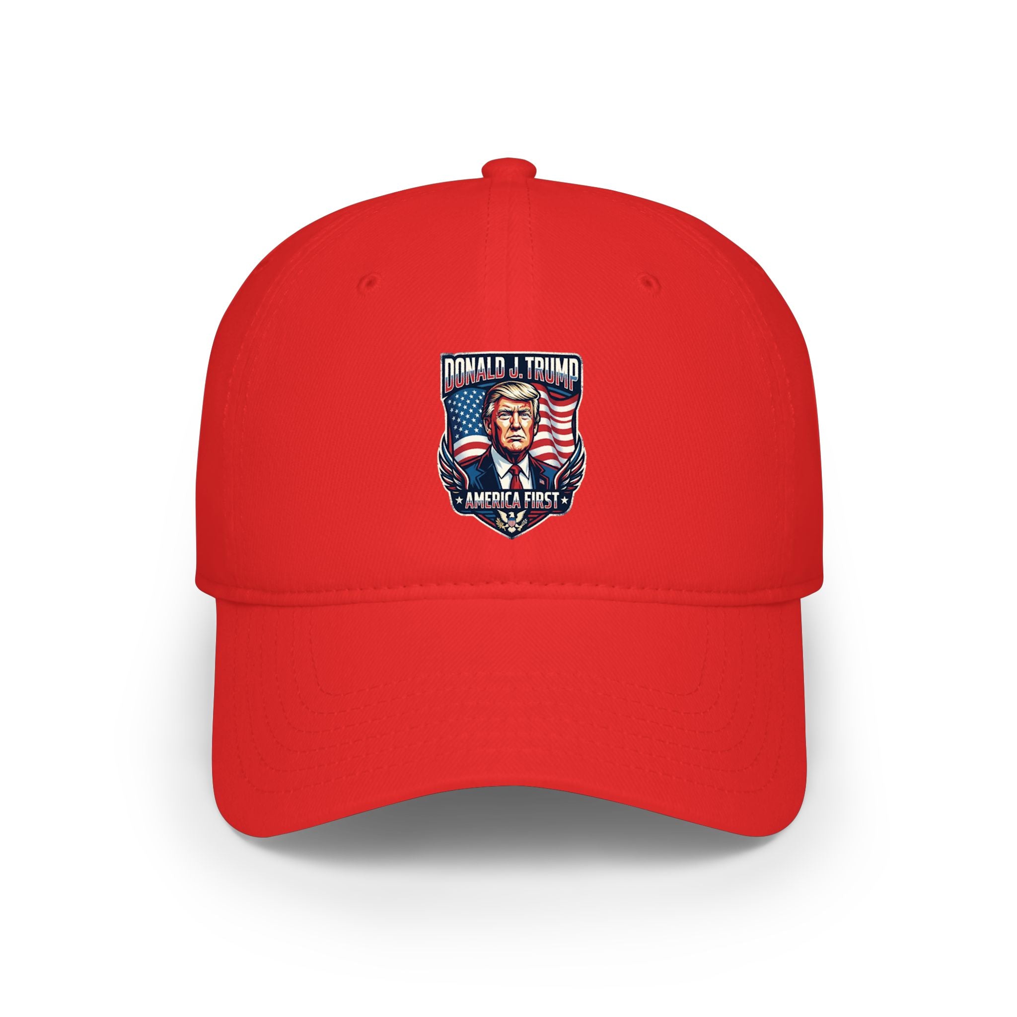 Patriotic Political Baseball Cap - "Proud & Found" Shield Design
