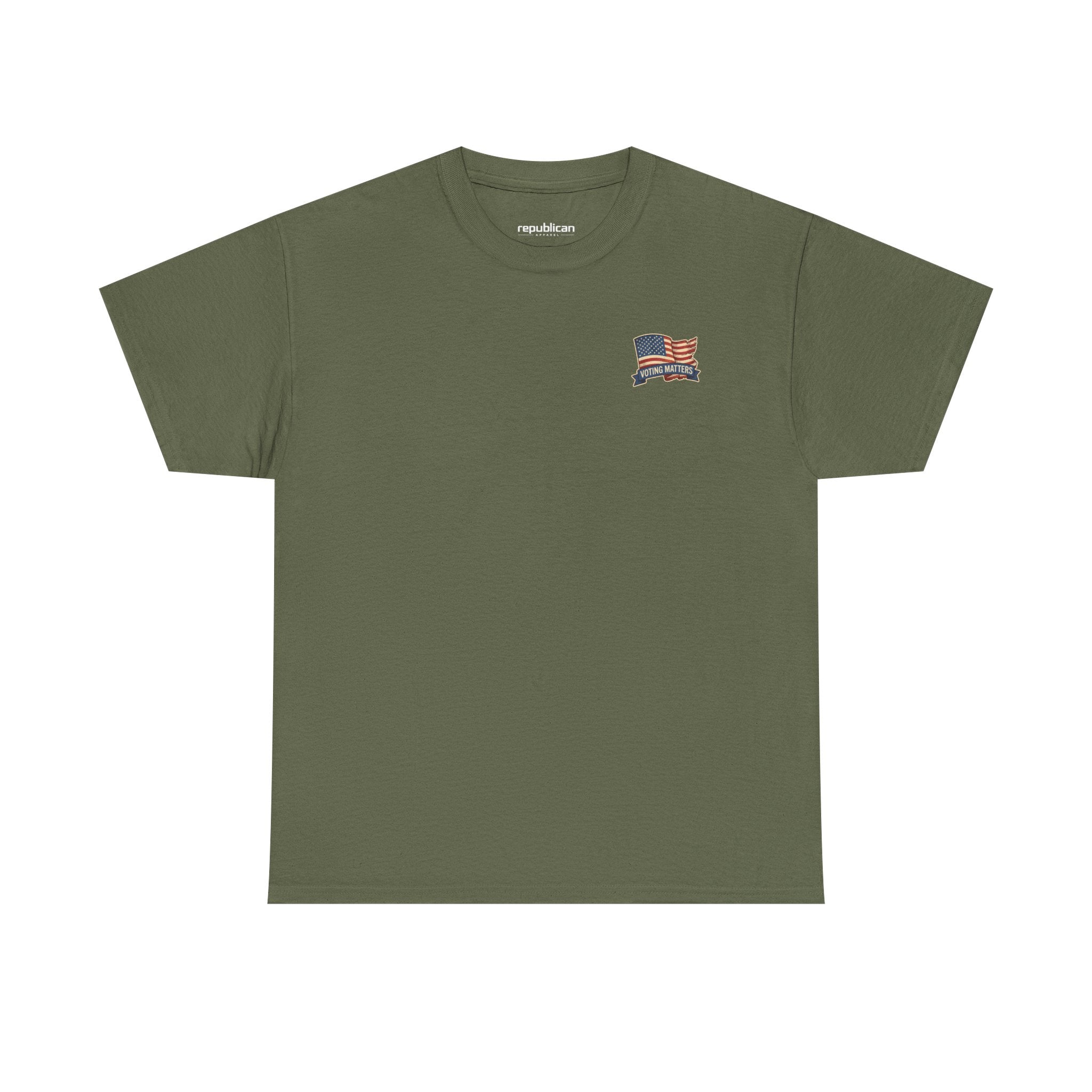Trump Vintage Truck T-Shirt – Make America Great Again Flag Tee