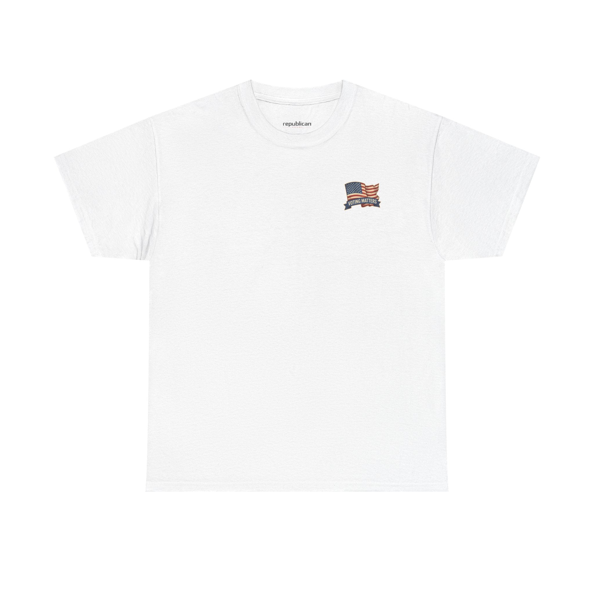Trump Vintage Truck T-Shirt – Make America Great Again Flag Tee