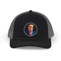 Trucker Cap with Cartoon Politician Portrait