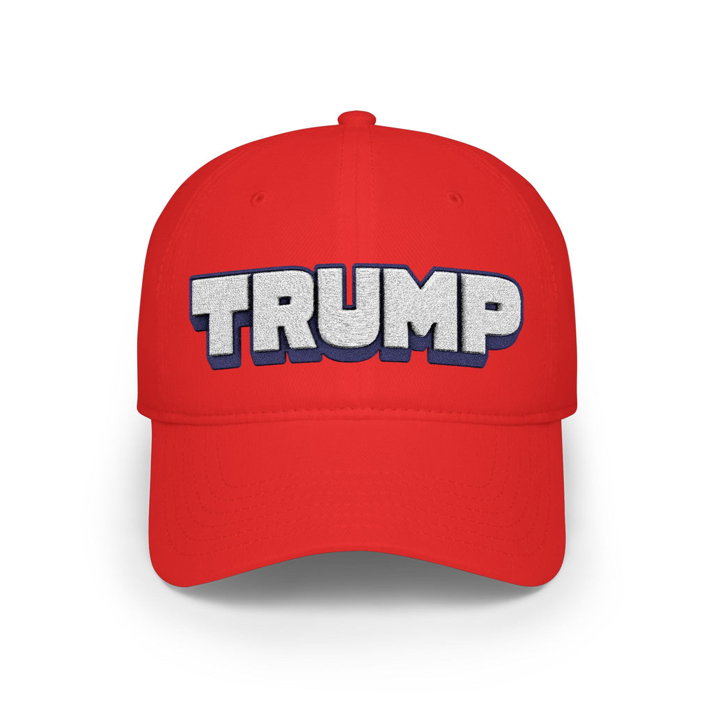 Trump Embroidered Red Baseball Cap – Patriotic 3D Lettering Hat
