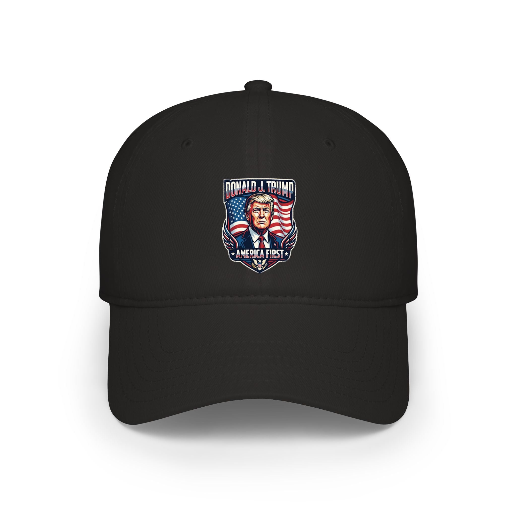 Patriotic Political Baseball Cap - "Proud & Found" Shield Design
