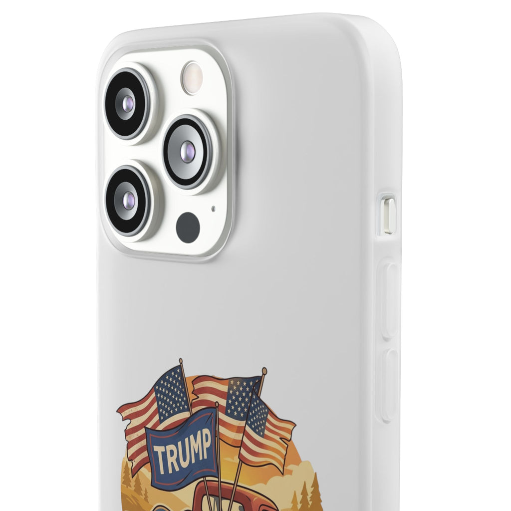 Trump Truck Phone Case — Patriotic MAGA Flag iPhone Case