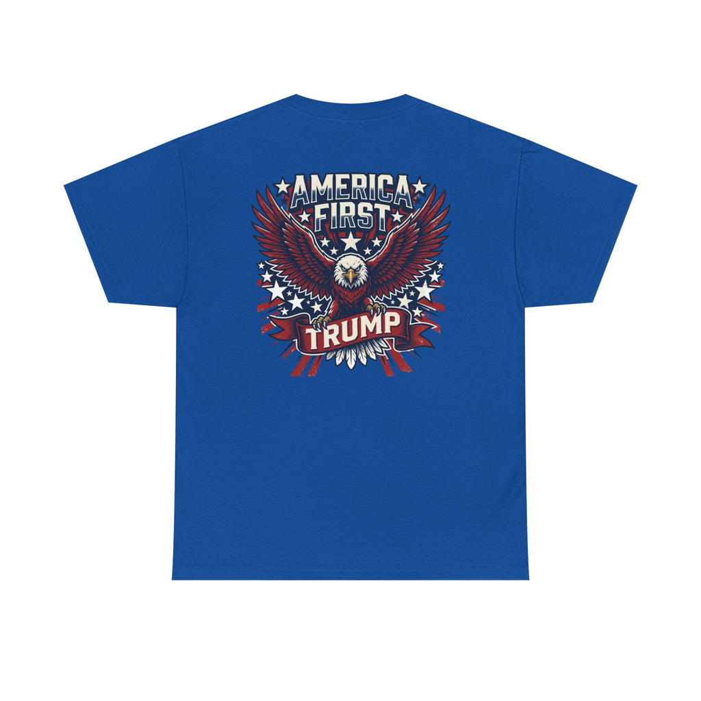 America First Eagle Tee — Patriotic Flag Graphic T-Shirt