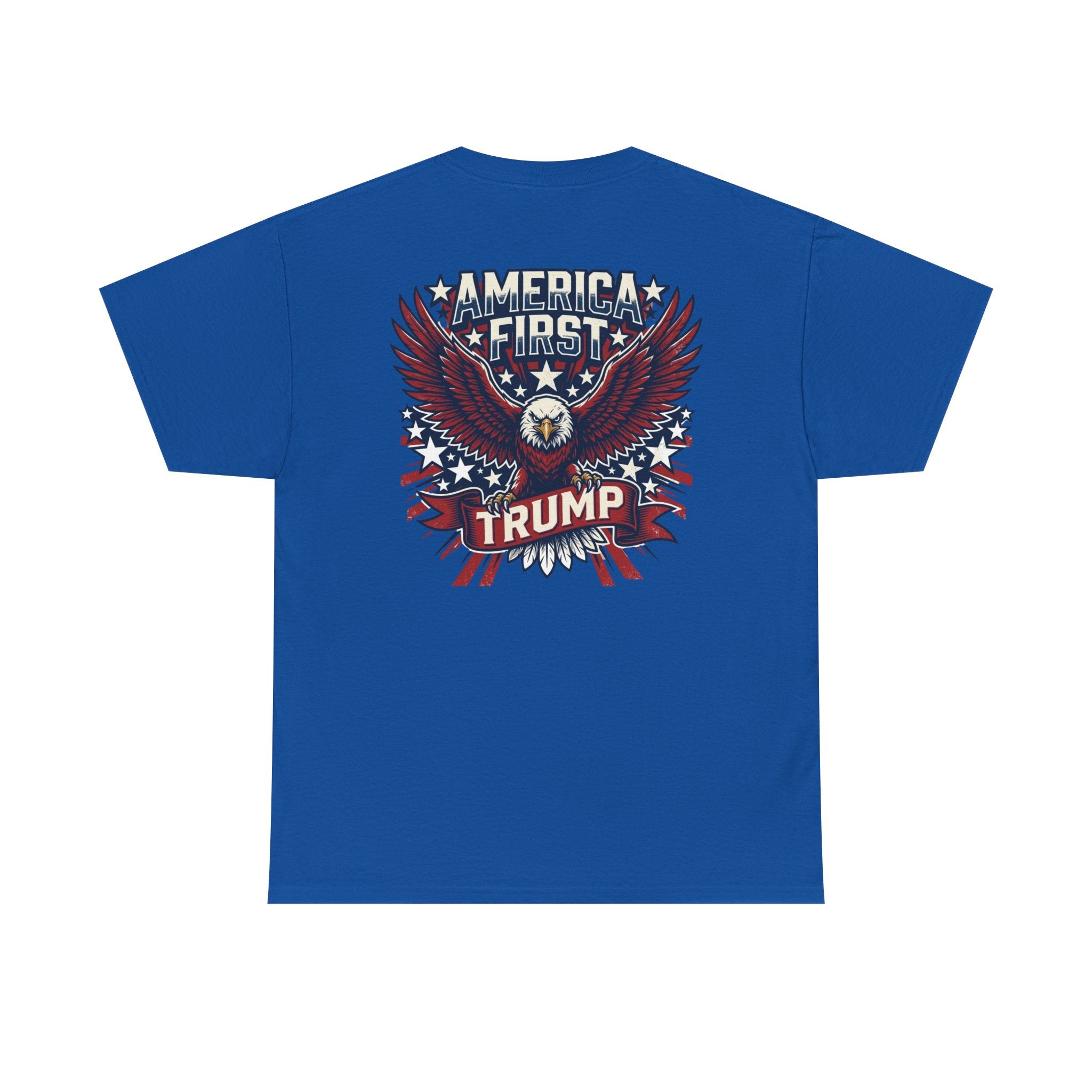 America First Eagle Tee — Patriotic Flag Graphic T-Shirt