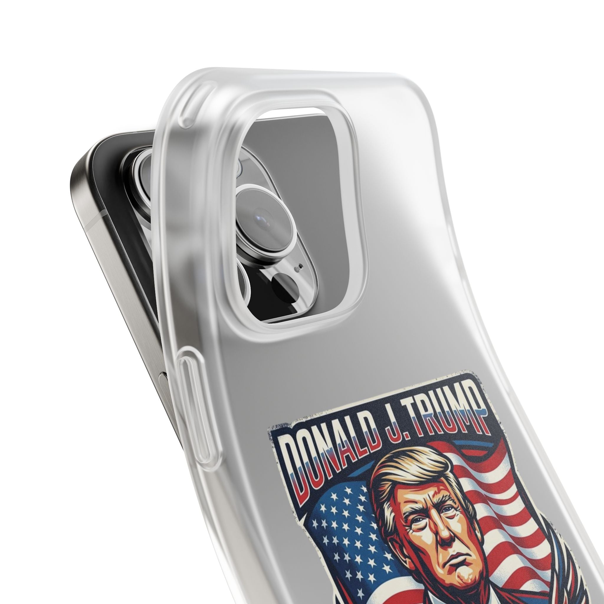 Political Phone Case — 'America First' Patriotic Shield Design