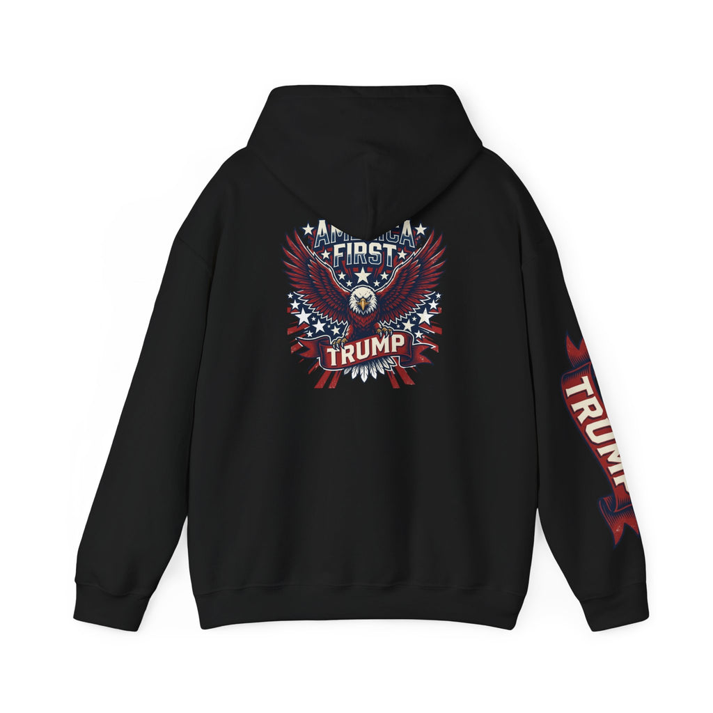 Trump Eagle Hoodie — America First Patriotic Pullover