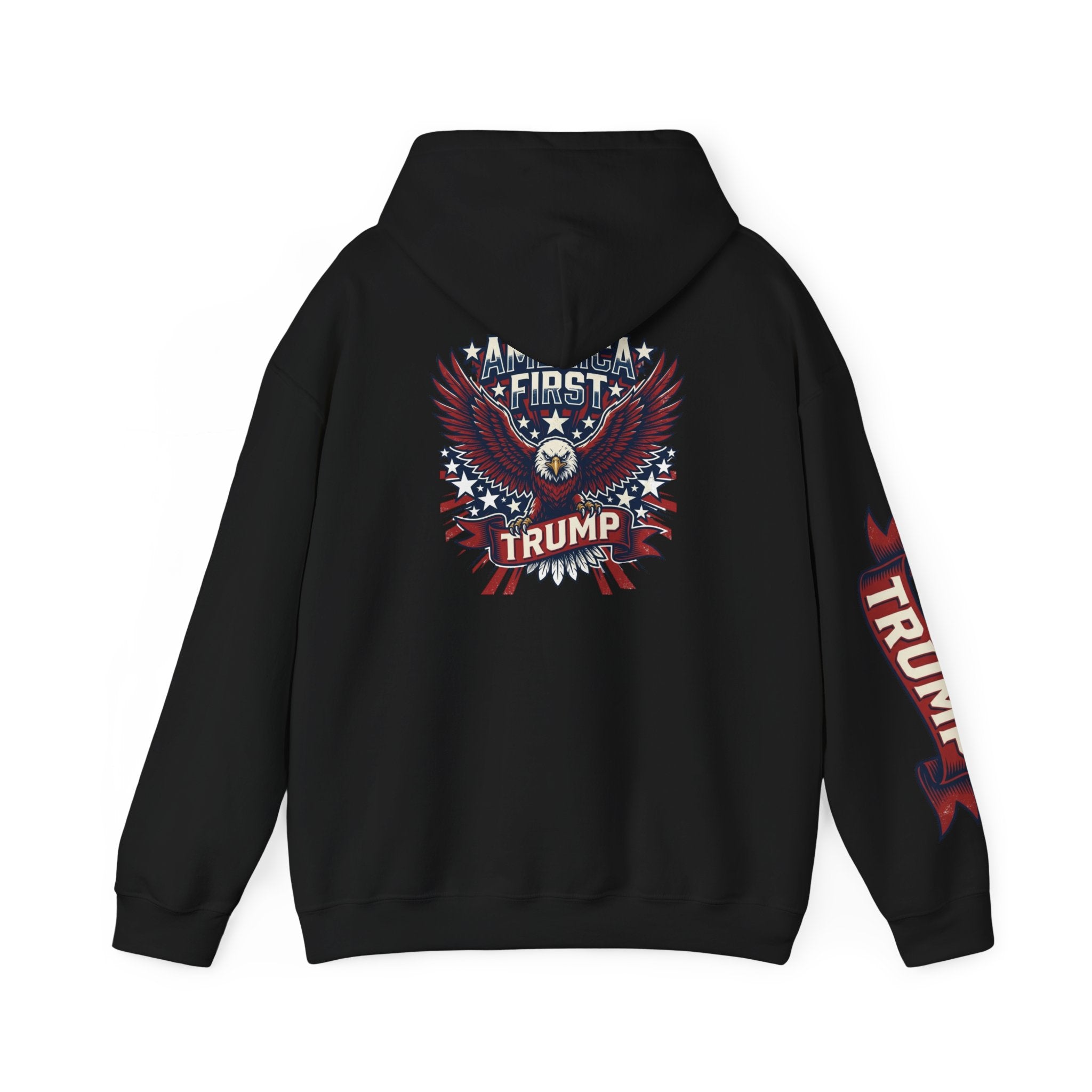 Trump Eagle Hoodie — America First Patriotic Pullover