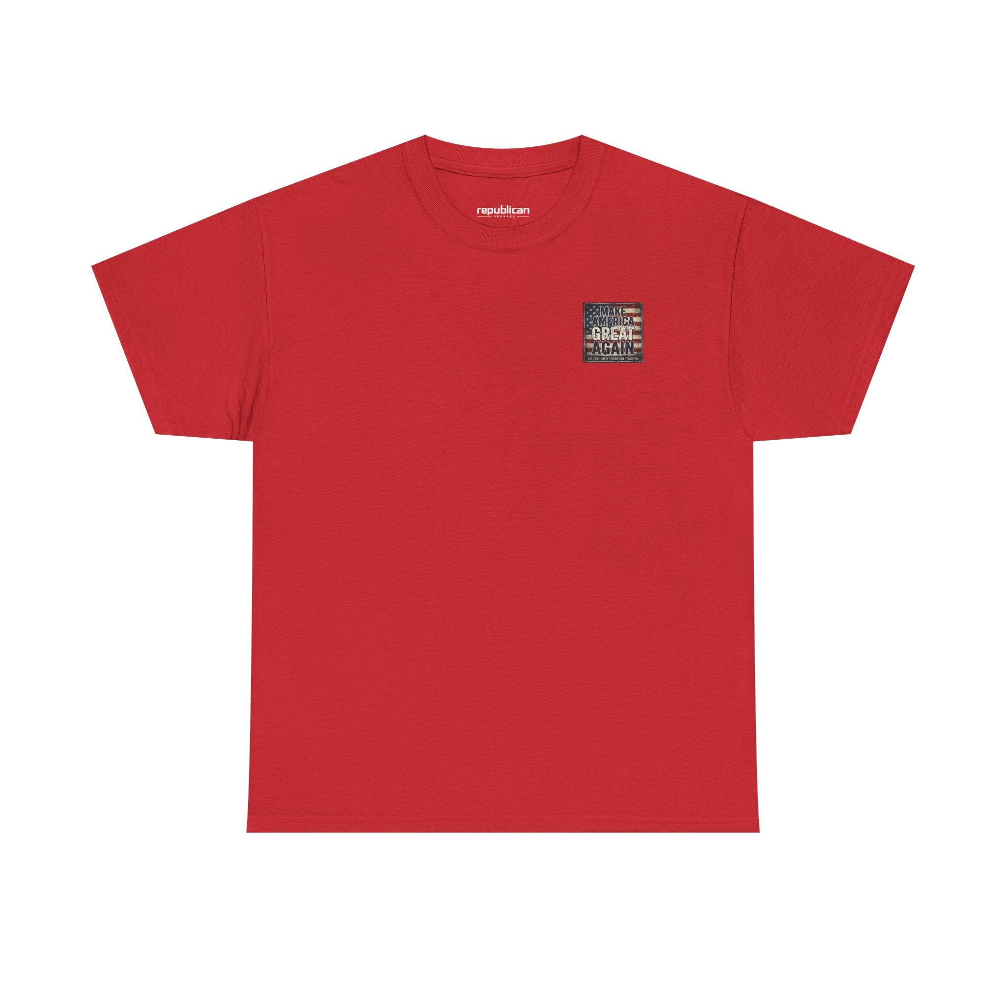 Make America Great Again T‑Shirt — Vintage Flag Patriotic Tee
