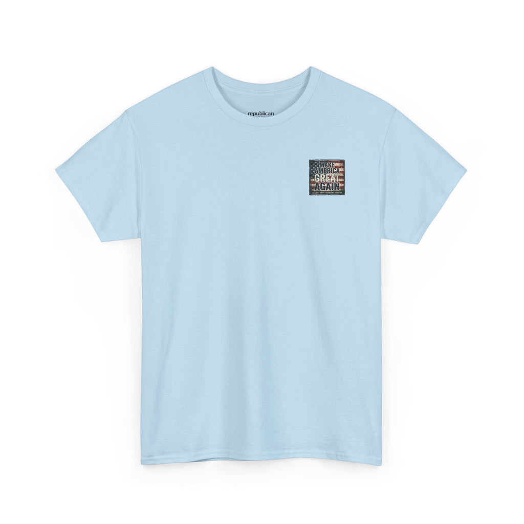 Make America Great Again T‑Shirt — Vintage Flag Patriotic Tee
