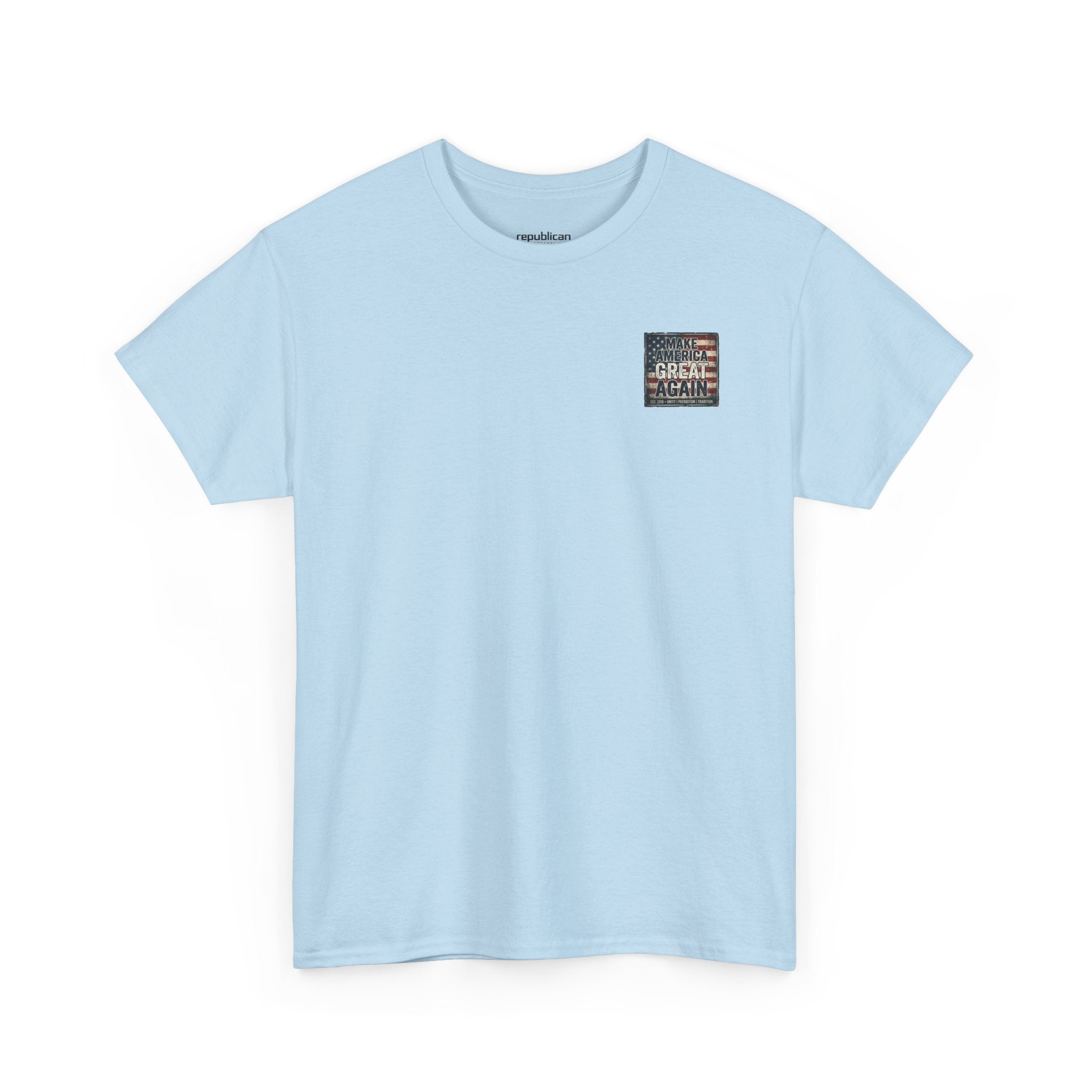 Make America Great Again T‑Shirt — Vintage Flag Patriotic Tee