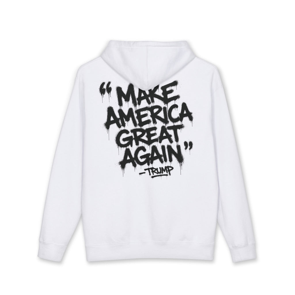 Trump Graffiti Hoodie — Urban Political Streetwear