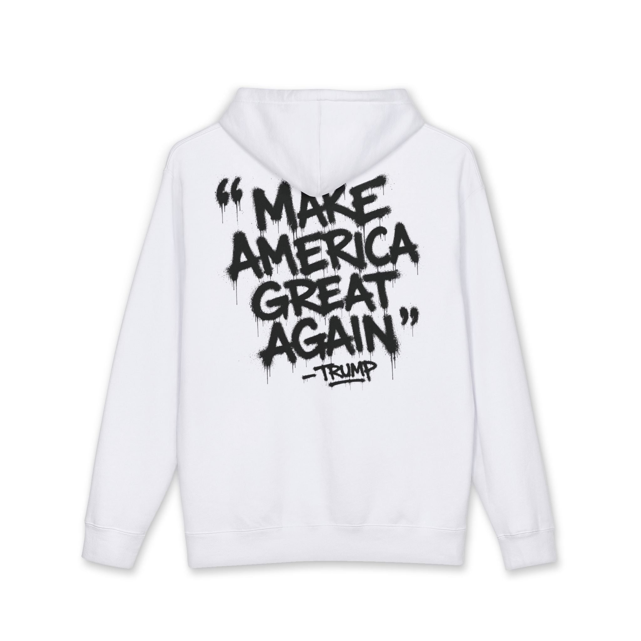 Trump Graffiti Hoodie — Urban Political Streetwear
