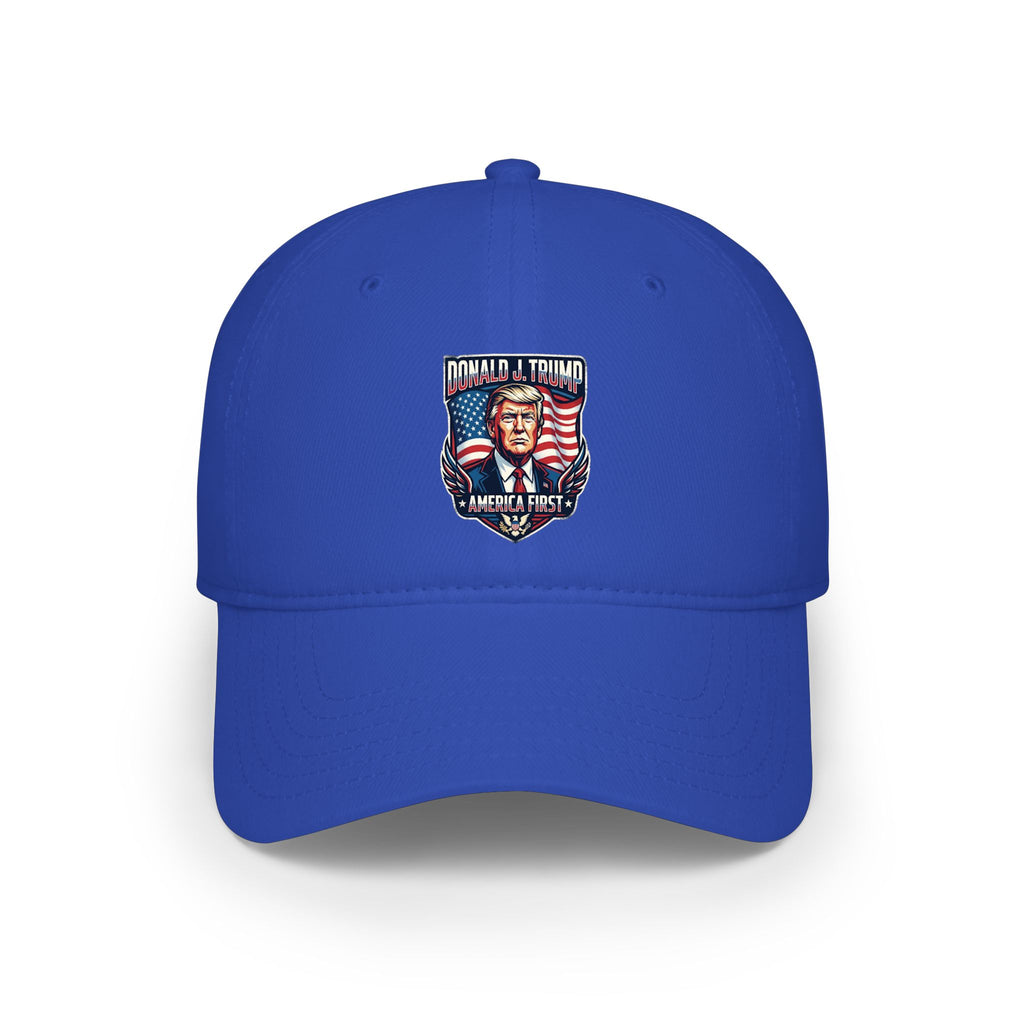 Patriotic Political Baseball Cap - "Proud & Found" Shield Design